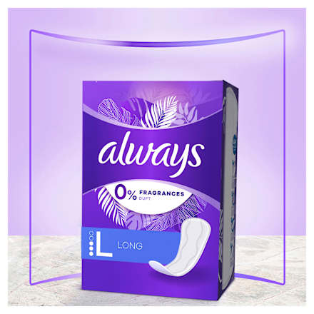 Slipeinlagen Daily Protect Long ohne Duft Big Pack always
