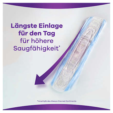 discreet Einlagen Inkontinenz Ultimate Tag always
