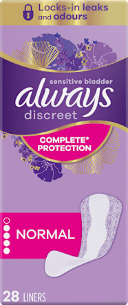 discreet Slipeinlagen Inkontinenz Normal always