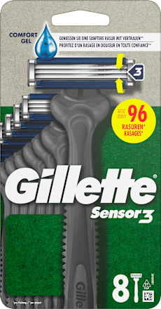 Einwegrasierer Sensor3 Gillette