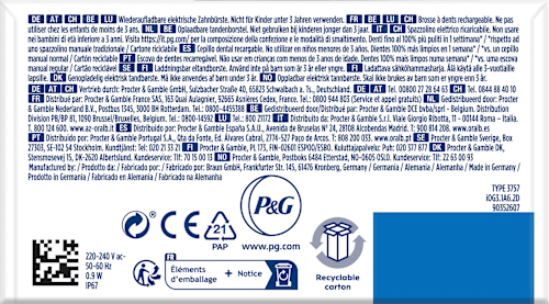 Elektrische Zahnbürste iO Series 3 black Oral-B