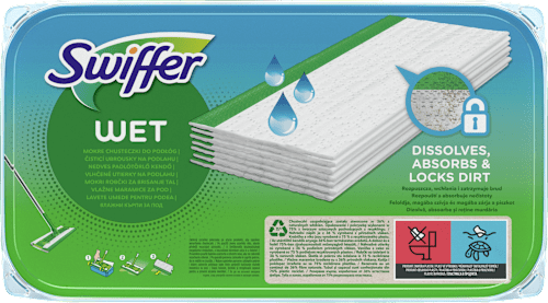 Náhradné vlhčené utierky na podlahu Wet Swiffer