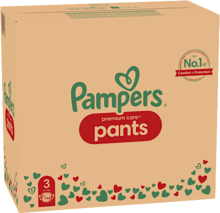 Hlačne plenice velikost 3 - mesečno pakiranje (6-10 kg) Pampers Premium Care