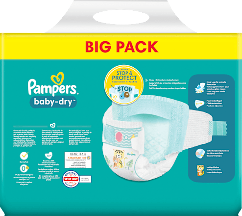 Windeln Baby Dry Gr. 3 Midi (6-10 kg), Big Pack Pampers