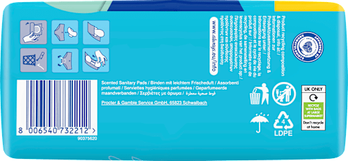 Ultra-Binden mit Flügeln Normal Giga Pack always