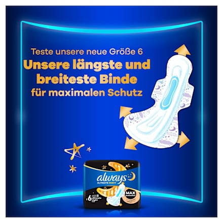Ultra Secure Night Binden mit Flügeln always