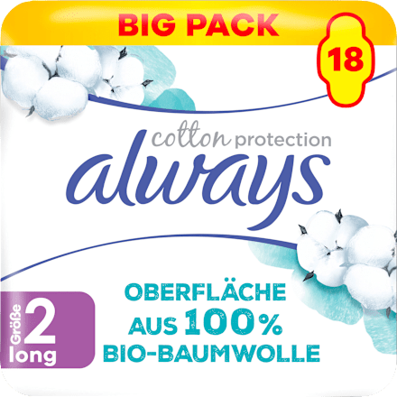 Ultra-Binden Cotton Protection Long Big Pack always