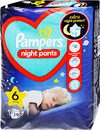 Night Pants, éjszakai bugyipelenka 15kg+ Pampers night pants