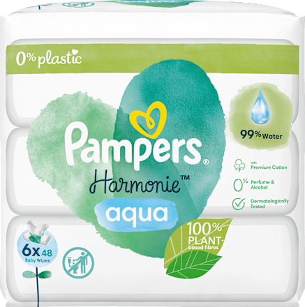 Feuchttücher Harmonie Aqua (6x48 St) Pampers Harmonie