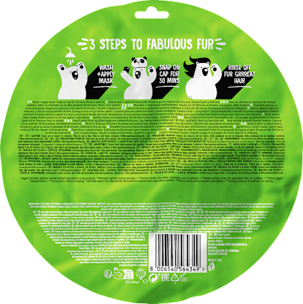 Haarmaske Panda, Hair Mask + cap Bear Fruits