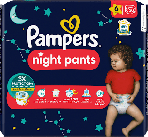 Baby Pants night Baby Dry Gr. 6 (15+ kg) Pampers