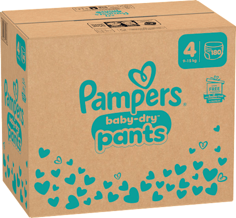 Baby Pants Baby Dry Gr.4 Maxi (9-15 kg), Monatsbox Pampers