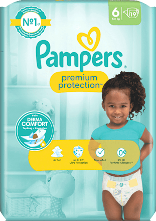 Windeln Premium Protection Gr. 6 Extra Large (13-18 kg) Pampers
