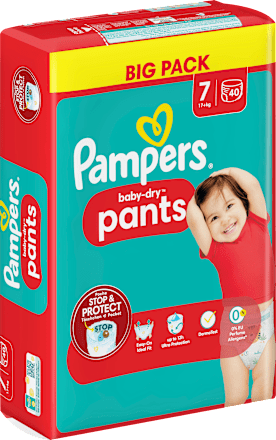 Baby Pants Baby Dry Gr.7 Extra Large (17+ kg), Big Pack Pampers