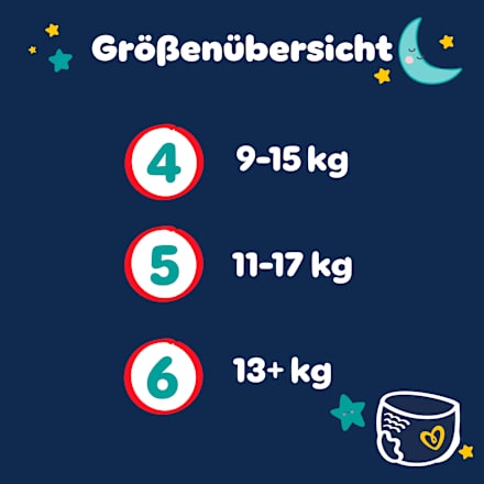 Baby Pants night Gr. 5 (12-17 kg) Monatsbox Pampers
