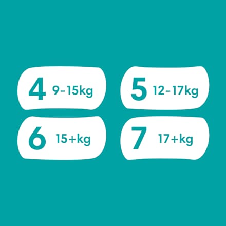Baby Pants Gr. 7 Extra Large (15+ kg) Monatsbox Pampers premium protection