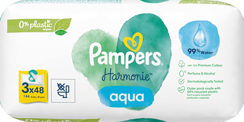 aqua- baby vlažne maramice  Pampers Harmonie