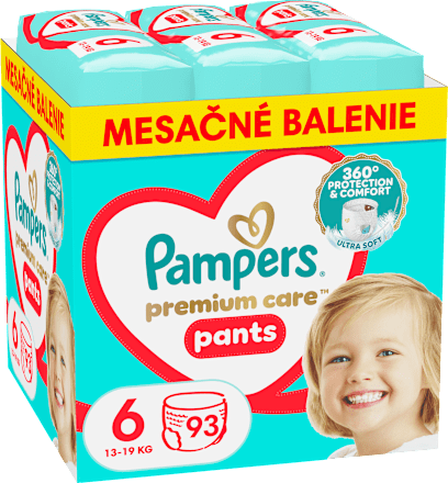 Plienkové nohavičky veľ. 6 (13-19 kg) Pampers Premium Care
