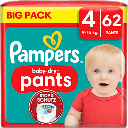 baby-dry Pants Gr. 4 (9-15 kg) Big Pack Pampers