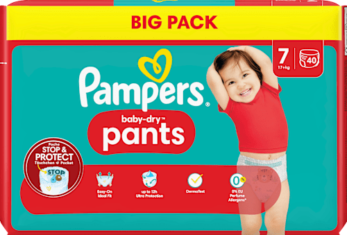 Baby Pants Baby Dry Gr.7 Extra Large (17+ kg), Big Pack Pampers