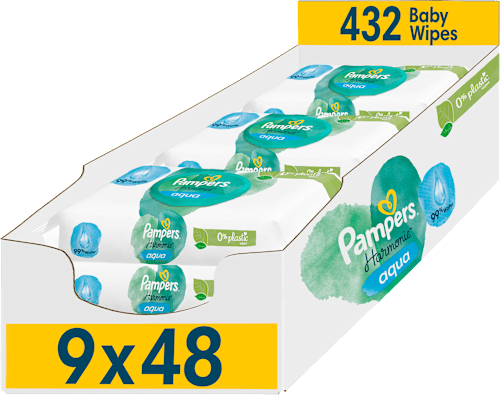 Harmonie aqua vlhčené ubrousky Pampers Harmonie