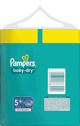baby-dry Windeln Gr. 5+ (12-17 kg) Big Pack Pampers