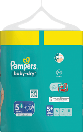 baby-dry Windeln Gr. 5+ (12-17 kg) Big Pack Pampers