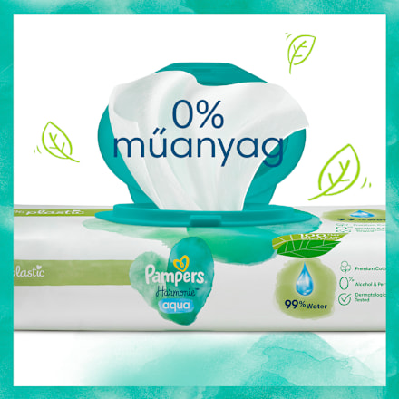 Nedves törlőkendő, Aqua Pampers Harmonie