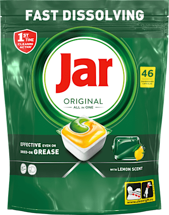 Kapsule za strojno pomivanje posode Original All In One Jar