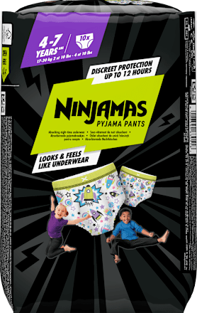 Pyjama Pants pelene-gaćice (17 – 30 kg) – Space  Ninjamas