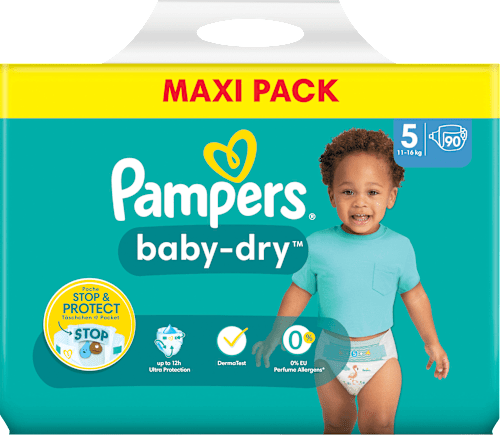 baby-dry Windeln Gr. 5 (11-16 kg) Maxi Pack Pampers