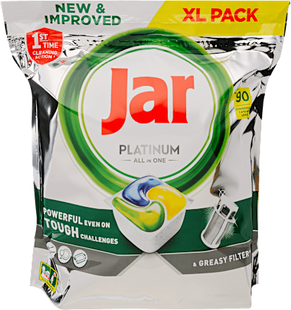 Mosogatógép tabletta Platinum Lemon XL Pack Jar