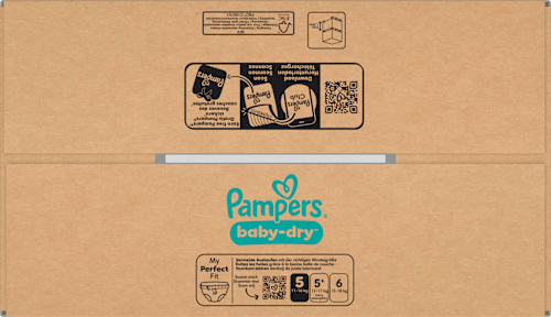 Windeln Baby Dry Gr. 5 Junior (11-16 kg) Monatsbox Pampers