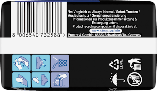 Ultra Secure Night Binden mit Flügeln always