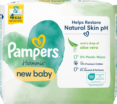 Feuchttücher Harmonie new baby Aloe vera (4x46 St) Pampers Harmonie