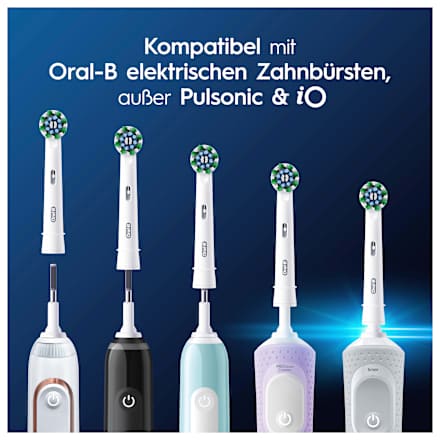 Aufsteckbürsten Pro Cross Action weiß Oral-B