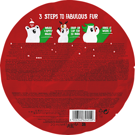 Haarmaske Reindeer Bear Fruits