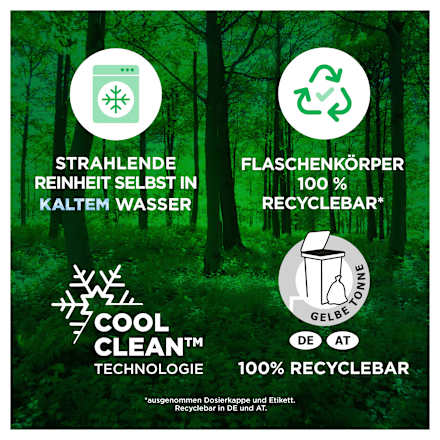 Colorwaschmittel flüssig Color+ Farbschutz Cool Clean ARIEL