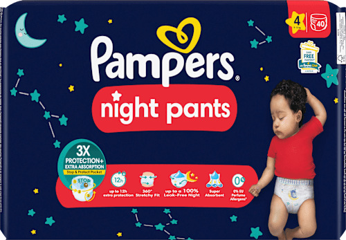 Baby Pants night Baby Dry Gr.4 Maxi (9-15 kg) Pampers