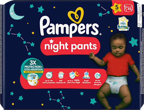 Baby Pants night Baby Dry  Gr. 5 (12-17 kg) Pampers