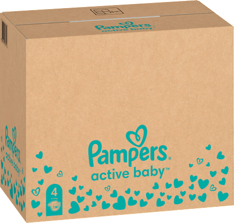 Plienky veľkosť 4 (9 - 14 kg) Monthly Box Pampers active baby