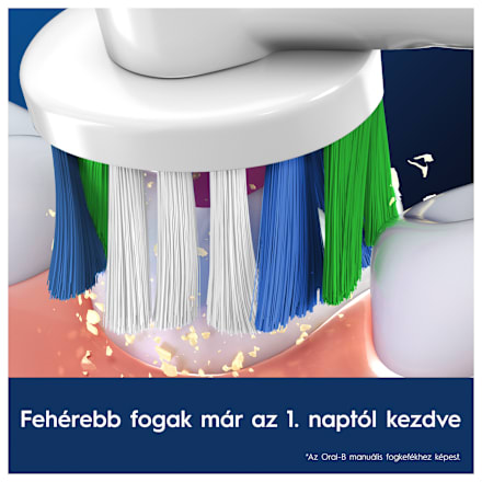 Pótfej elektromos fogkeféhez 3d white Oral-B