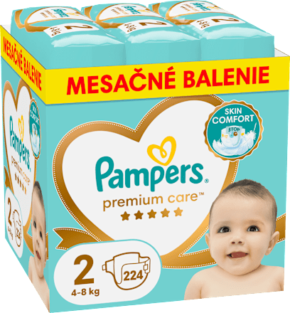 Бебешки пелени, размер 2 (4-8 kg) Pampers Premium Care