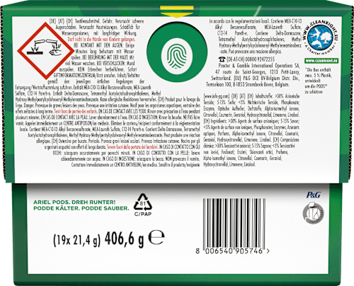 Vollwaschmittel Pods  ARIEL