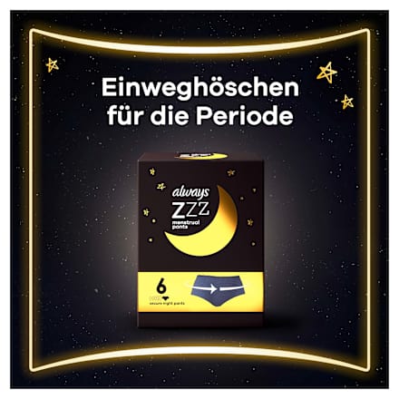 Menstruationshöschen Gr. S/M  always
