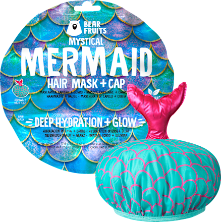 Haarmaske Mermaid, Hair Mask + cap Bear Fruits