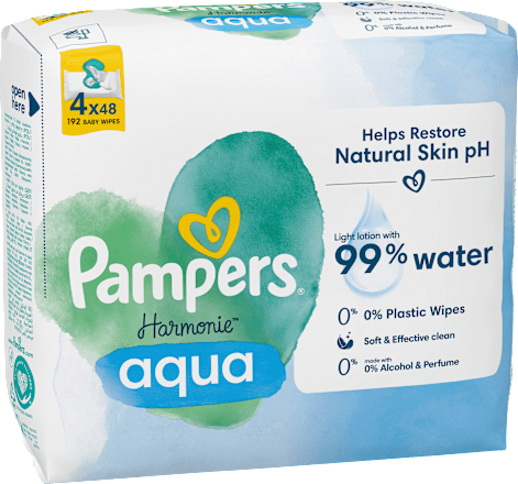 Feuchttücher Harmonie Aqua (4x48 St) Pampers Harmonie