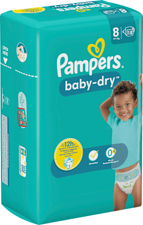 Windeln Baby Dry Gr.8 Extra Large (17+ kg) Pampers