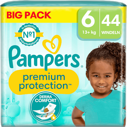 Windeln Premium Protection Gr. 6 Extra Large (13+ kg), Big Pack Pampers