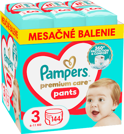 Plienkové nohavičky veľ. 3 (6 - 11 kg) Pampers Premium Care